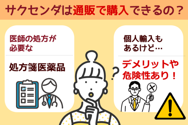 サクセンダは通販で購入できる？