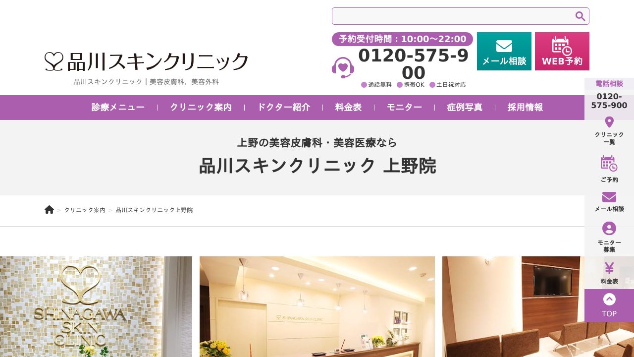 品川スキンクリニック 上野院